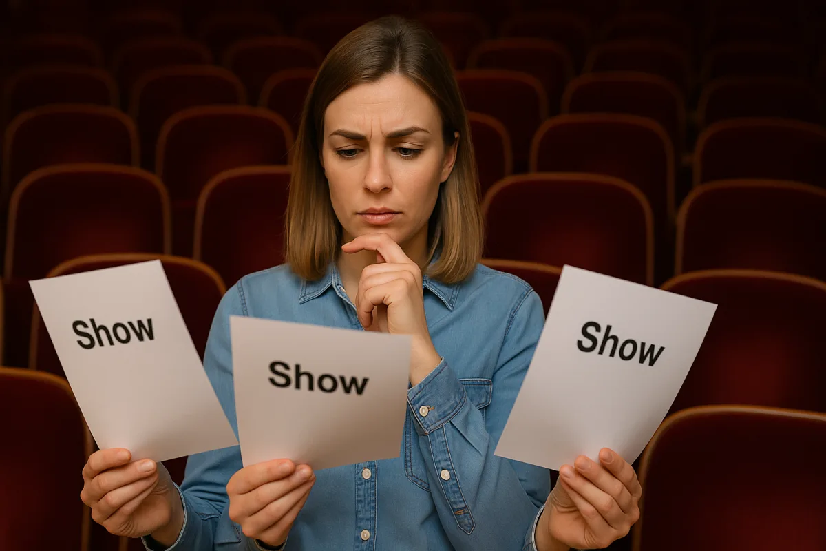 Come scegliere lo spettacolo teatrale giusto? I 3 criteri che fanno davvero la differenza