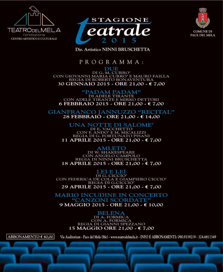 Stagione Teatrale 2015