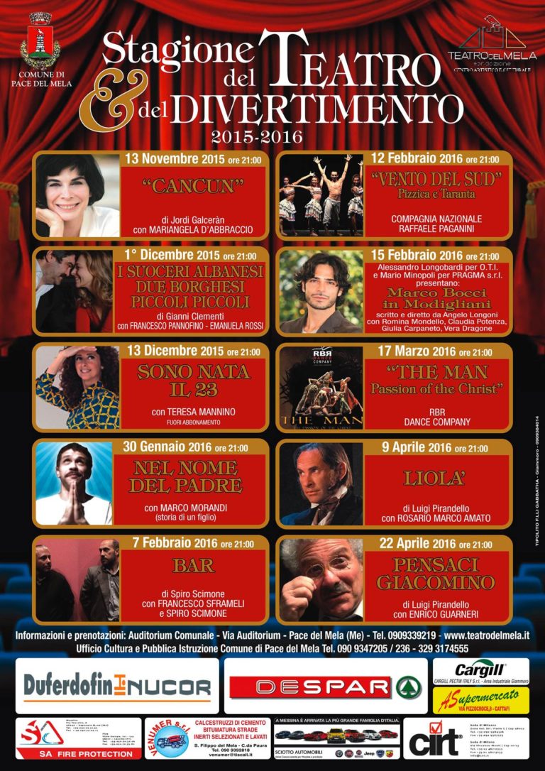 Stagione Teatrale 2015/2016