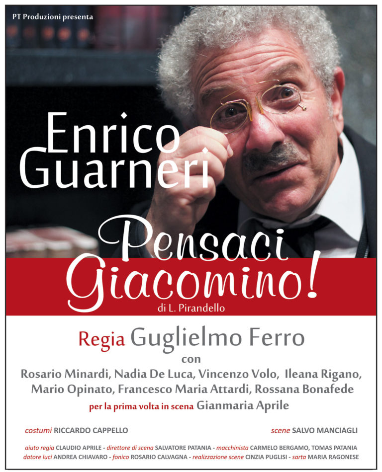 Pensaci Giacomino – Giovedì 22 Aprile 2016